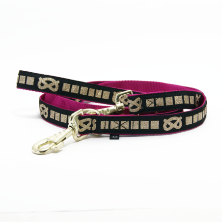 SBT Justerbar Snor - BLACK/GOLD - Pink