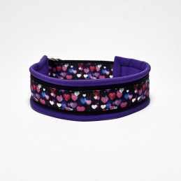 Colored hearts - Purple-...