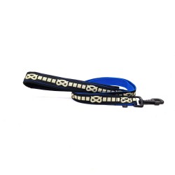 SBT - 1.25M Leash - BLACK/GOLD - Lightblue