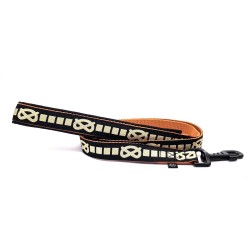 SBT - 1.25M Leash - BLACK/GOLD - CARAMEL