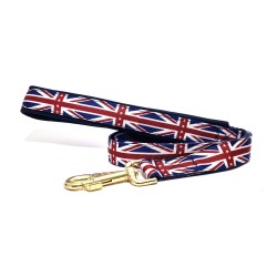 Union Jack  - 1.25M Leash - Darkblue