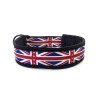 copy of SKABELON - Union Jack - Dark Blue - Half choke collar - Black - str. 40/48cm