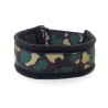Camo - black - Half choke collar - str. 20/28cm