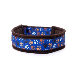 Paws - Half choke collar - BROWN - str. 35/42cm