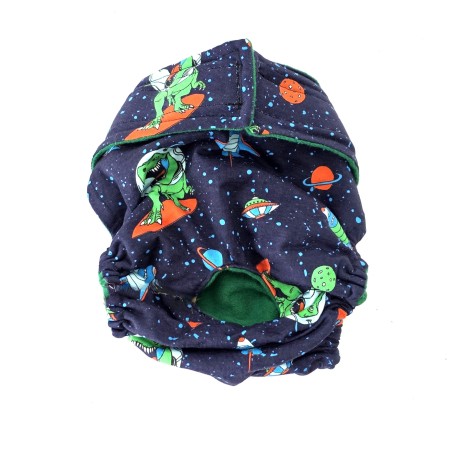 Løbetidsbukser - Space Dinosaur - Str Medium