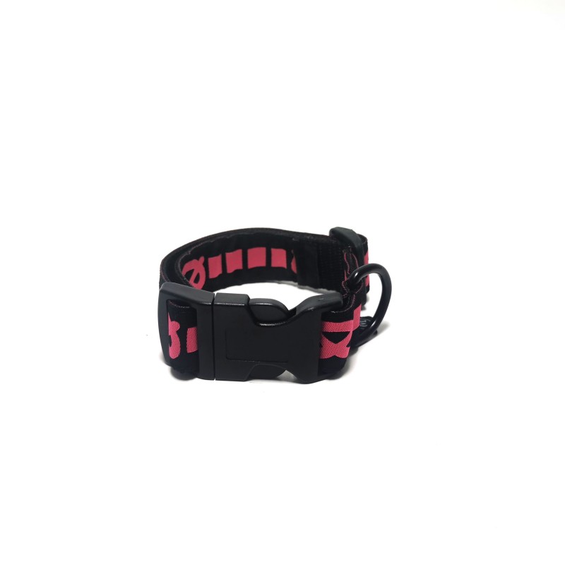 SBT PUPPY - hvalpehalsbånd BLACK/PINK